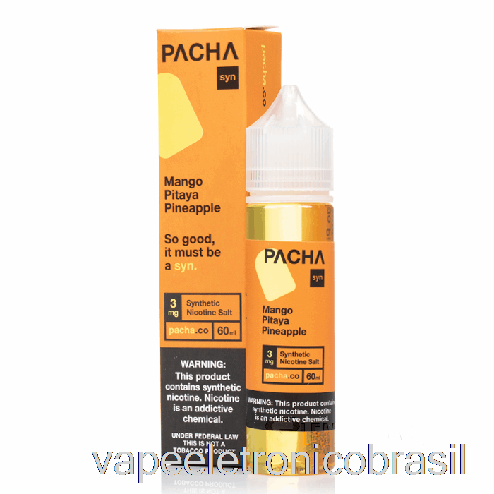 Vape Eletrônico Manga Pitaya Abacaxi - Pachamama - 60ml 6mg